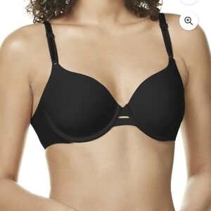 Qty 2 - Warners Blissful Benefits Underarm-Smoothing T-shirt Bra RA3561W
